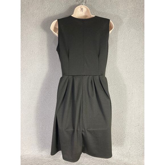 Lyss Loo Women's Black Sleeveless Sheath Dress w/ Pockets Size M - Picture 8 of 9
